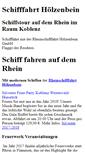 Mobile Screenshot of lahnschifffahrt.hoelzenbein.de