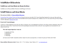 Tablet Screenshot of lahnschifffahrt.hoelzenbein.de
